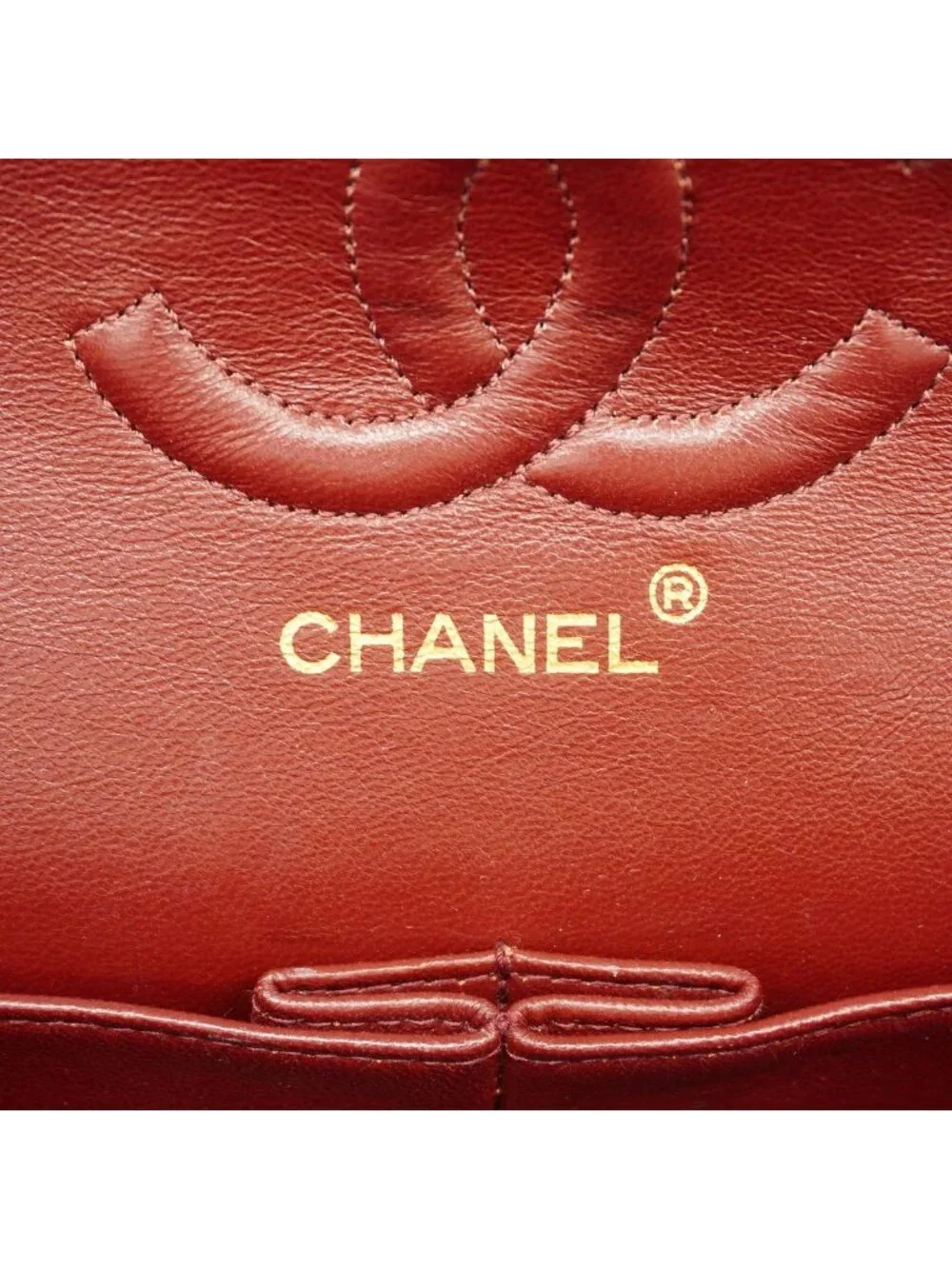 Chanel Shoulder Bag Quilted Lambskin Black Gold